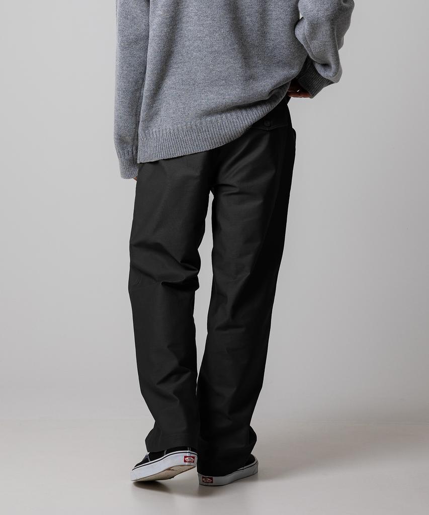 DICKIES White Satin Fatigue Pants Black