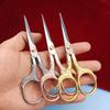 Plum Blossom Retro Stainless Steel Scissors for Paper-Cutting, Yarn, Embroidery, and Tea Bags
