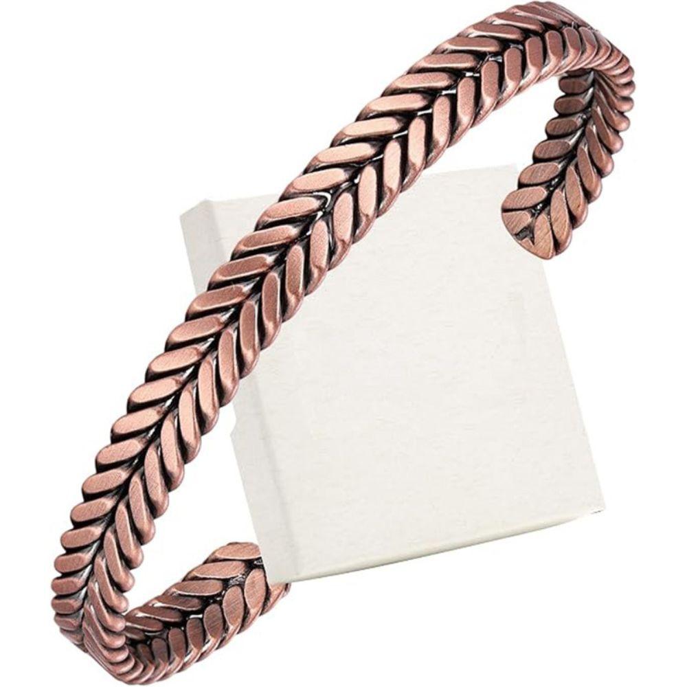 Waterproof Cuff Bracelet Pure Copper Copper Cuff Bracelet Stylish Wrist Cuff Daily Wear