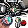 2026 Fierbinte Alfa Romeo 4 buc 56mm Capac Central Roată Insignă Butuc Autocolant Emblema Decal Accesorii Auto Pentru Alfa Romeo 4C 159 166 Giulia 1
