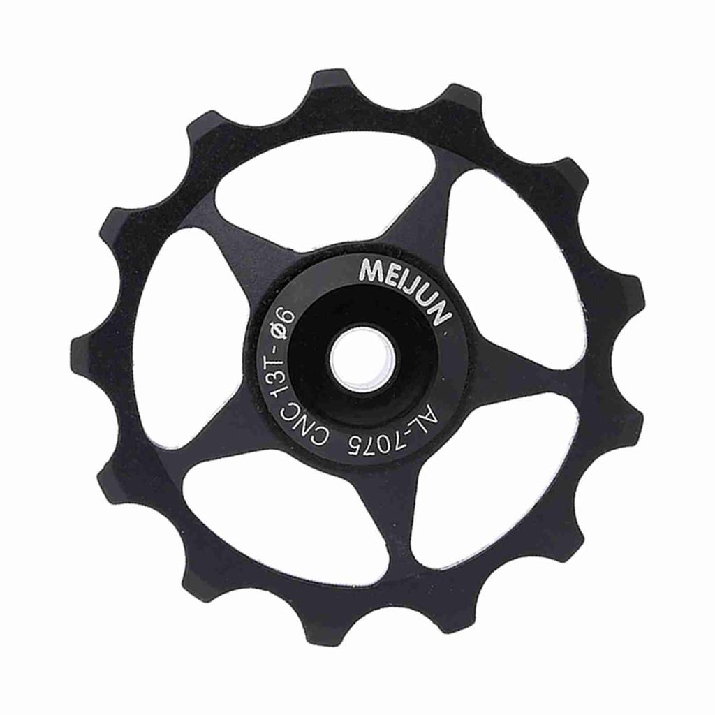 Černá 13T hliníková kladka zadního kola pro horské kolo (černá, 13T)