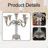 5 Arm Candle Holder, Candelabra, Modern Decorative Table Centerpiece, Stand for Bar, Dining