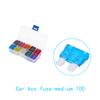 100Pcs Lot Auto Car Medium Blade Fuse Assortment For SUV FUSES Kit 2A 3A 5A 7.5A 10A 15A 20A 25