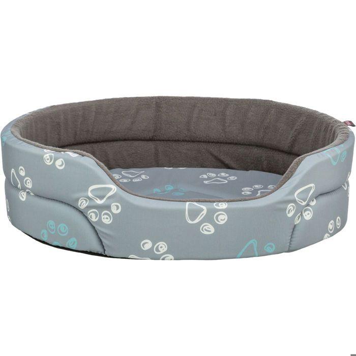 Hundekurv - TRIXIE - Jimmy Look - Oval - 45×35 cm - Lys grå/mørk grå