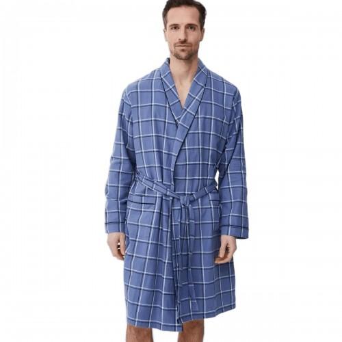 Cheap Debenhams Mens Windowpane Check Woven Lightweight Dressing Gown