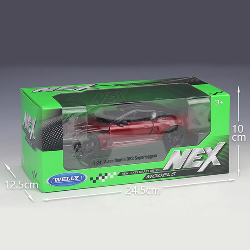 1/24 Scale WELLY Aston Martin DBS Superleggera Alloy Car Model Diecasts Metal Toy Vehicles Model Car Model High Simulation Collection Παιδικά δώρα