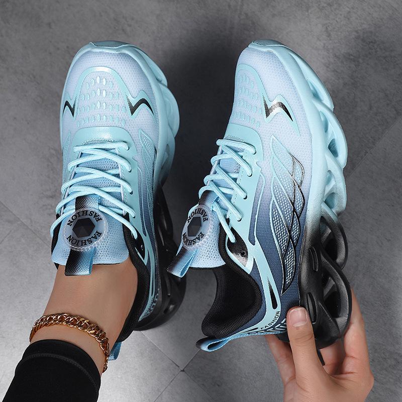 Modne Codzienne Siatkowe Buty do Biegania w Koreańskim Stylu dla Par - Oddychające, Uniwersalne Sneakersy na Każdą Porę Roku