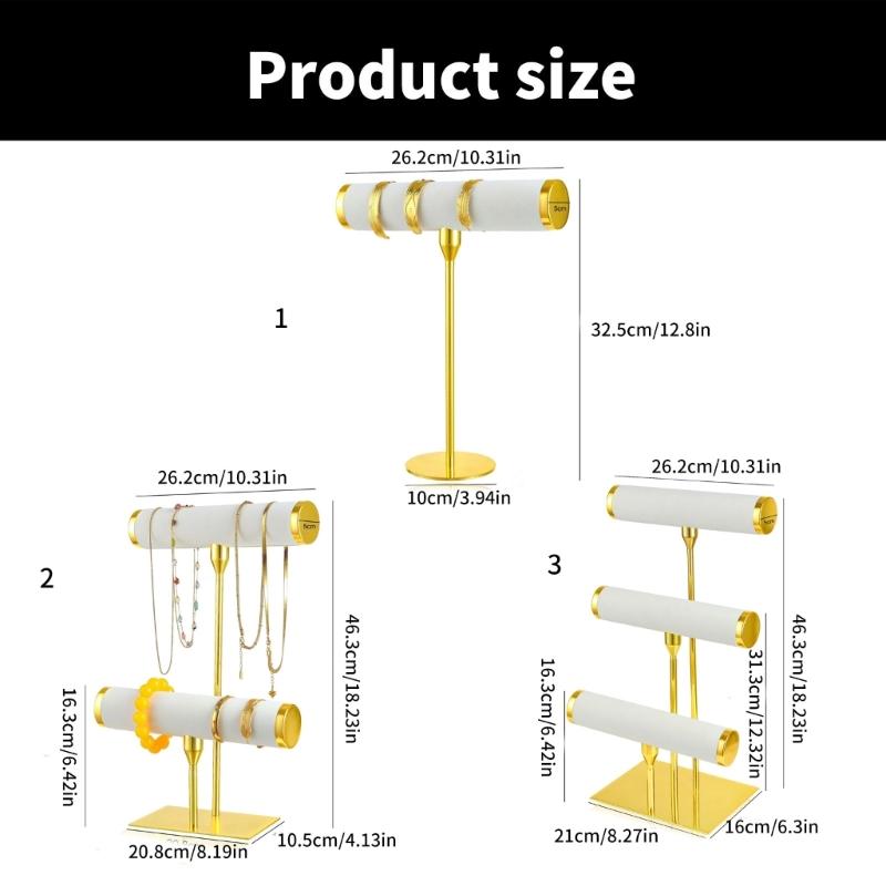 Jewelry Organizers Modern Bracelet Holder Necklace Holder Stylish Storage Rack Present for Collectors and Designers