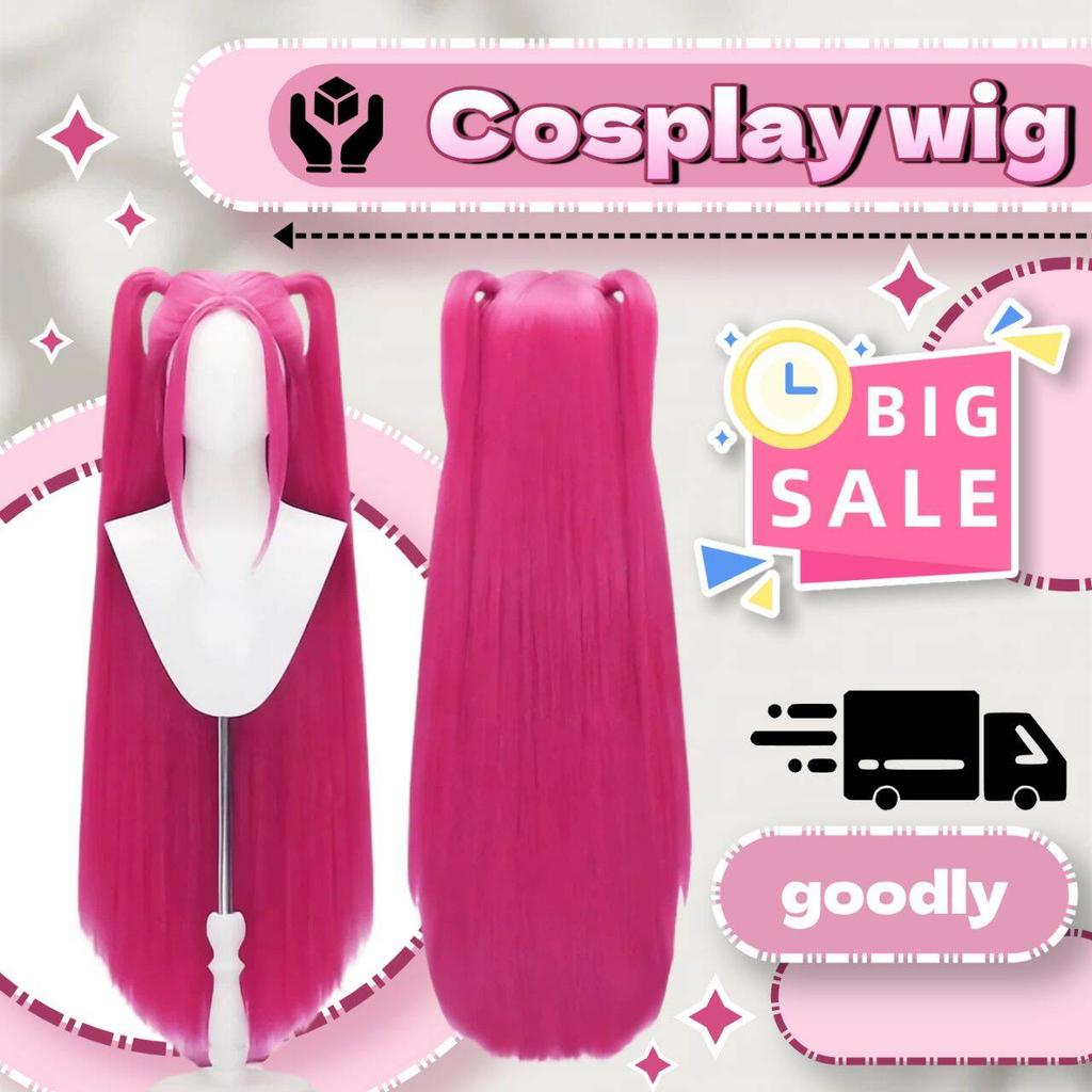 Parrucca Sintetica Rumi Mira Zoe Anime - Accessorio Costume da Cacciatrice di Demoni Bambina per Cosplay e Feste a Tema