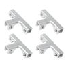 Pack Of 4 Aluminum T Shaped Clips T Clamp Connectors T Shape Fasteners Simple Installs for Plant Box Divider Connections