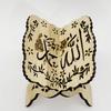 1 Pcs Wooden Quran Bookshelf Retro Family Decor Temple Classics Holder Crafts Reading Stands Must Have Desk Rack Bible Home