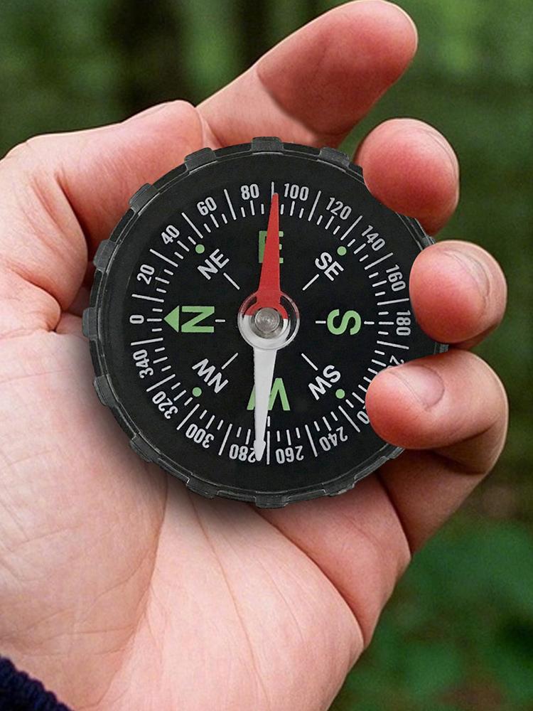 Survival Compass Camping Waterproof Exploration Gears Multifunctional Sighting Navigation Compass Mini Hiking Compass