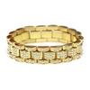 Men's Hip Hop Full Diamond Cuban Chain Bracelet - Trendy European & American Hand Jewelry
