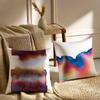 G-Gradient Ink Wash Cushion Cover Washable Linen Pillowcase Soft For Sofa Bed Cozy Home Room Decor