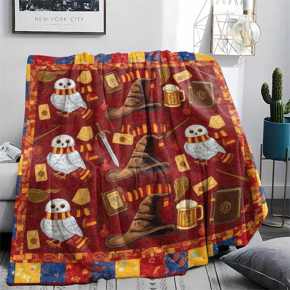 1 Manta de Franela con Estampado de Dibujos Animados, Alta Calidad, Cómoda para Todas las Estaciones, Decoración del Hogar, Calidez y Confort, Perfecta para Regalo de Navidad o Cumpleaños