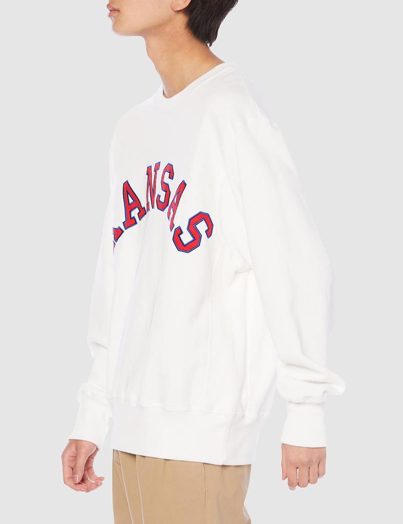 Lee Sweatshirt College Logo Sweatshirt White M [Official] LT2997-118