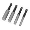 Set 4 Piese Burghie Diamantate Versatile Coadă Hexagonală Freze Găurit 6 8 10 12mm pentru Porțelan Ceramică Sticlă