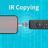 Pocket Sized Ultrared Remote Adapter Transmitter For Phone With Type C Port To Operate Home Appliances Via Dedicated App