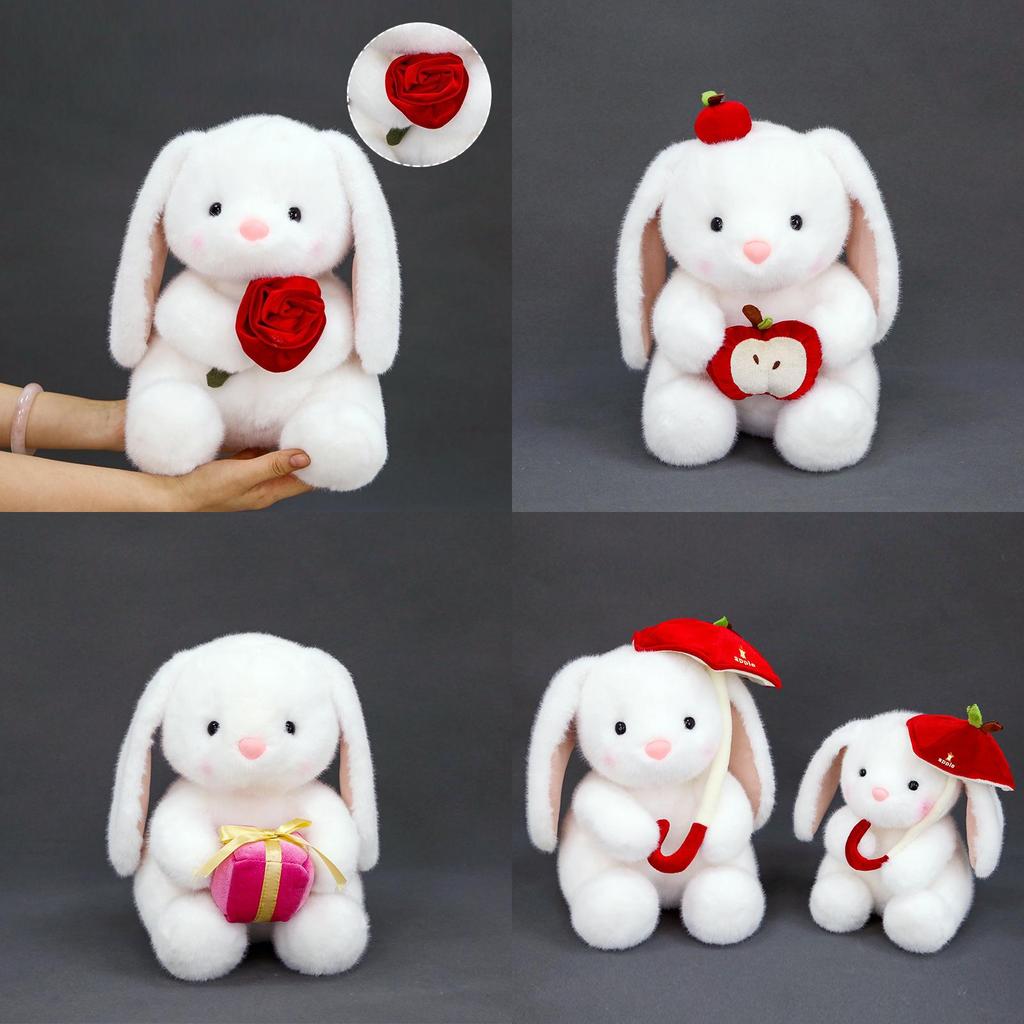 Plush Bunny Toy With Short Plush Material For Kids And Giftgiving