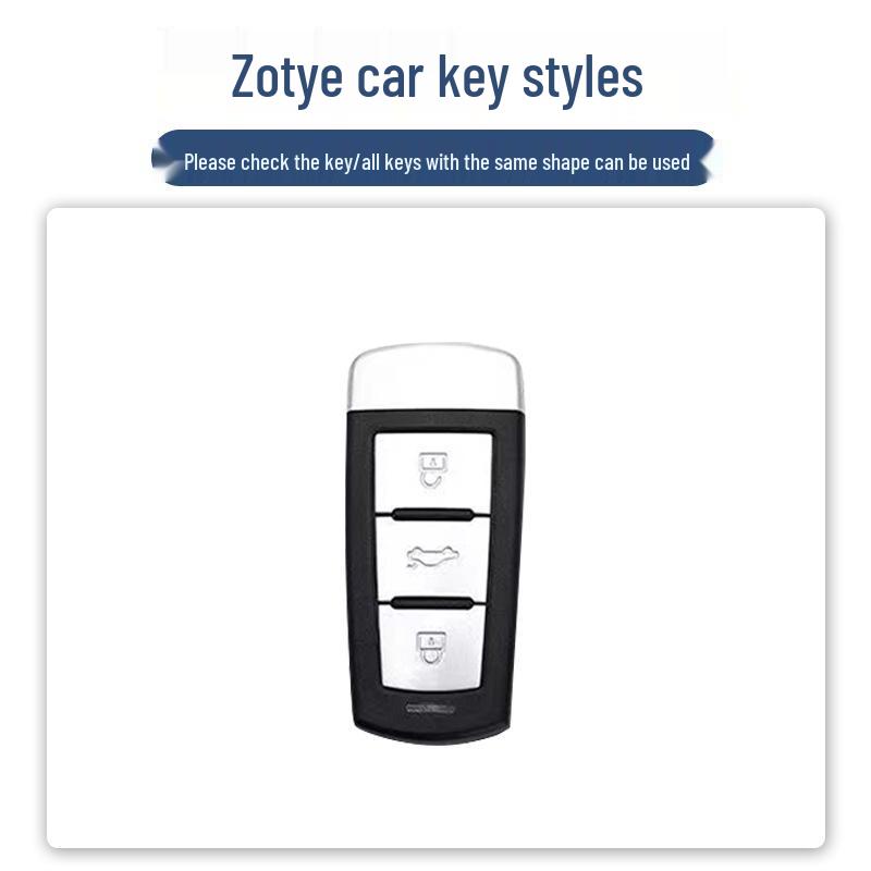Zotye T300/T600, Damai X5/X7, SR7/9, T700/T500 Car Key Cover with Metal Buckle