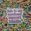 Emotional Support Kindle Sticker | Bookish Sticker | Mental Health Sticker Durable for Laptop, Car, Luggage, Skateboard