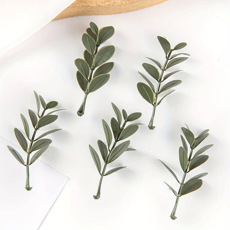 20 шт. Искусственные Пластиковые Листья Растений, Декоративные Пластиковые Горшечные Растения Зелень, Пучки Искусственной Водной Травы, Аксессуары для Цветов Бонсай 20pcs