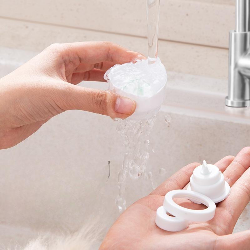 ABS Auto Sensor Toothpaste Dispenser Wall-Mounted Toothbrush Holder No-Drill Electric Bathroom Organizer- Hygienic Plastic