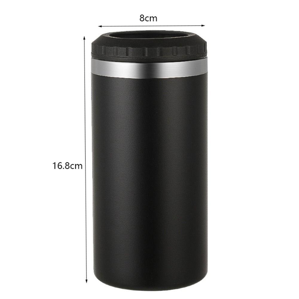 16oz Beer Cooler Mug Stainless Steel Cola Can Cooler Beer Thermal Insulation Mug  Summer