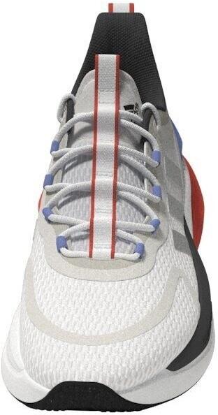 Кроссовки Adidas AlphaBounce+ Sustainable Bounce облачно-белый/серебристый металлик/синий фьюжн