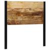 Headboard 100 cm Solid Mango Wood and Iron