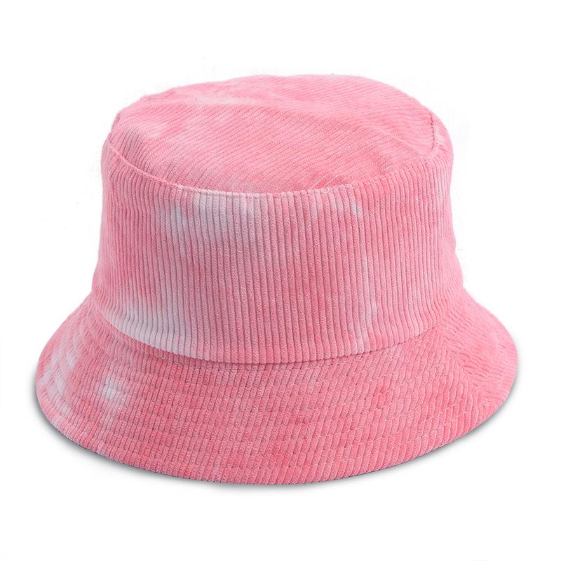 

Hat Corduroy Fisherman For Women Autumnwinter Outdoor Doublesided Trend Hat Sun Pink