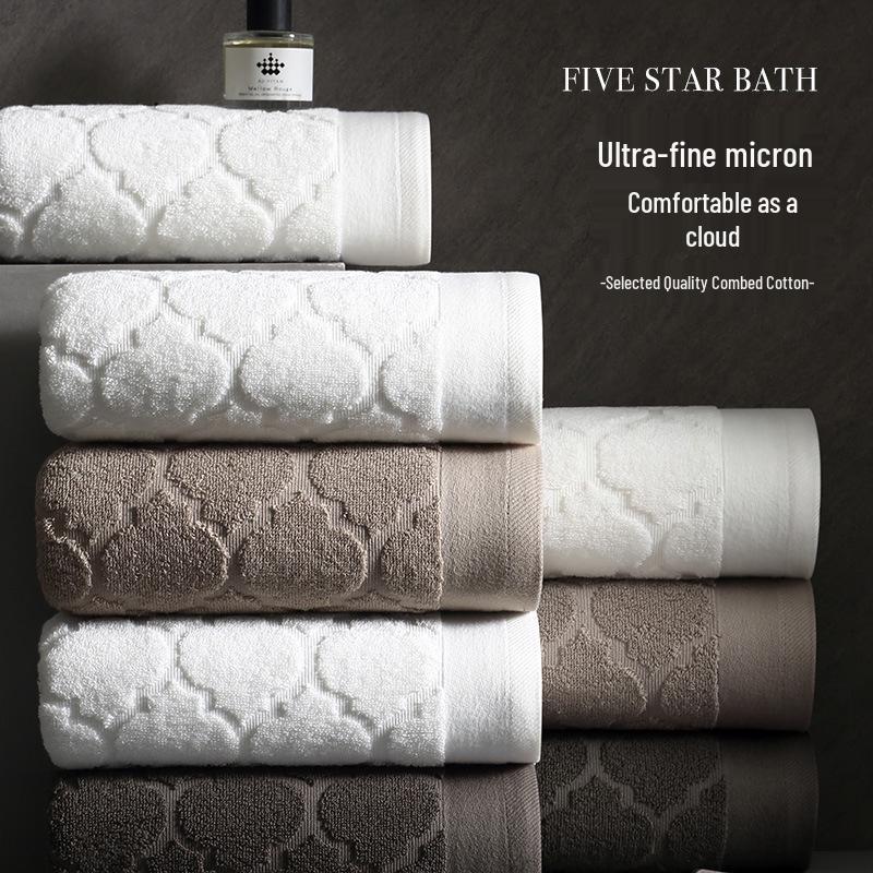 Luksusowy Hotelowy Ręcznik ze 100% Bawełny, Grubość & Chłonność, Unisex, Styl 2024