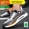 Men's Safety Shoes Rotating Button Men Sneakers Puncture-Proof Anti-smash Work Shoes Men Breathe Safety Footwears Steel Toe