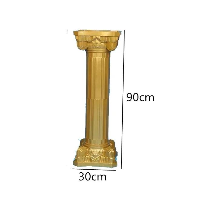 Golden Plastic Flower Arrangement Flower Pot Festival Party Wedding Gathering Originality Decorate European Retro Style Planters