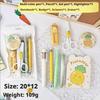 Various Stationery Sets: Small Carrot, Corn, Vegetable and Fruit Ballpoint Pens, Gel Pens, Small Stationery Gifts for Class Students, Creative Learnin