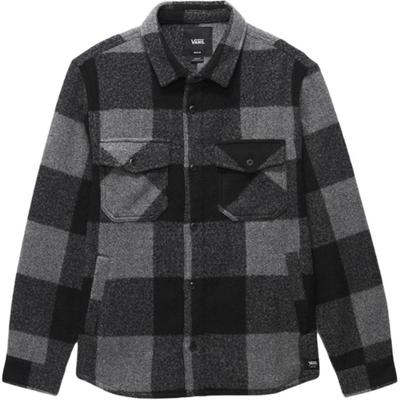 Giacca Uomo a Quadri Color Block Vestibilità Ampia Monopetto Manica Lunga Giacche Grigio Nero VN000JVE2B6