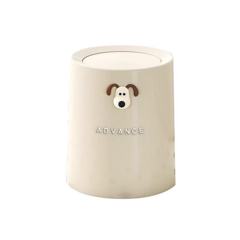 Decorative Puppy Bow-Knot Trash Can