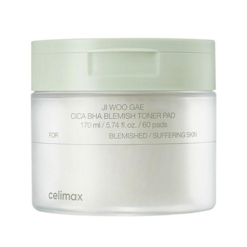 

celimax Cica BHA Blemish Toner Pads – Acne Clearing Pore Exfoliating Pads 170ml 60 Sheets