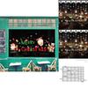 Colorful Pvc Christmas Wall Stickers With Santa Claus For Cheerful Holiday Decor
