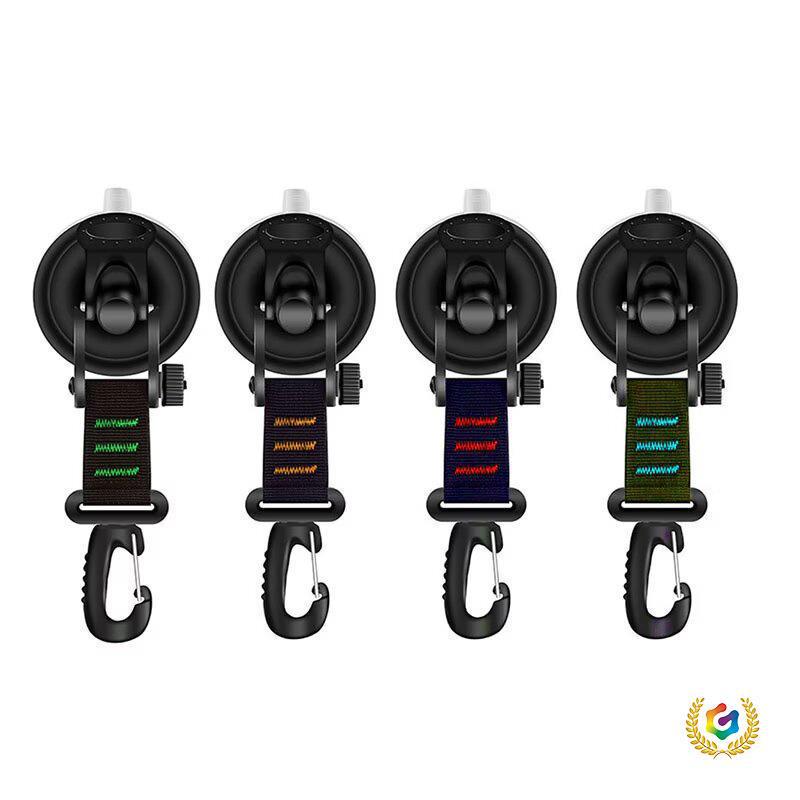 Rotatable Vacuum Suction Cup Hook for Camping and Car Glass Storage Suction Cup + Hook