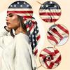 US-Canada for Flag Printed Polyester Square Scarf Men's Sports Outdoor Aid Headband Joker Bag Headscarf for Explosions