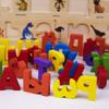 Kids Russian Alphabet Jigsaw Words Preschool Early Educational Learning Toy Puzzle Wooden Montessori Letters Board for Children