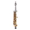 Student Flute Instrument Silver Color White Copper Body Gold Key Student C Flute for Practice and Performance