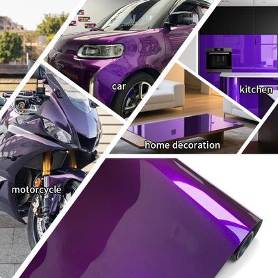 Ideal Purple Color Change Film for Car/Motorcycle Modifications: Self-Adhesive DIY