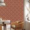 Geometric Orange Diamonds Wallpaper for Living Room and Bedroom 50x1000