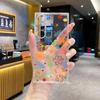 Ins Wind Color Hand-painted Flower Transparent Samsung S25ULTRA Mobile Phone Case Factory Direct Supply S26edge Protective Case