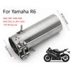 Motorrad Auspuff Mittelrohr für Yamaha R6 YZF-R6 Slip-On Original Krümmer 45mm Schalldämpfer Edelstahl 2006-2020