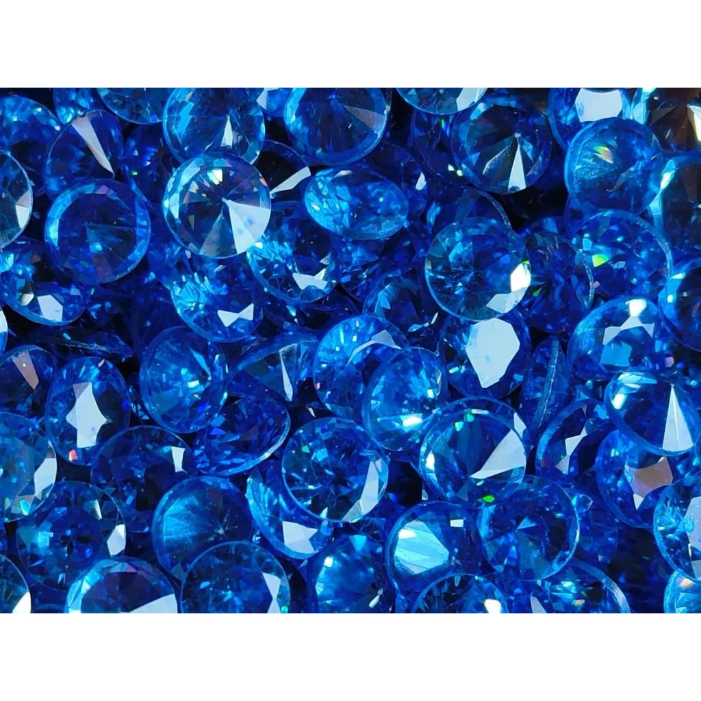 5mm Round Natural Blue Sapphire Loose Gemstone Lot Beautiful Sparkly Stones