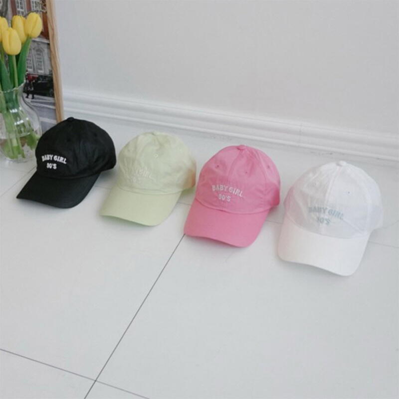 

Women s cursive yellow and pink hat C8133_Black