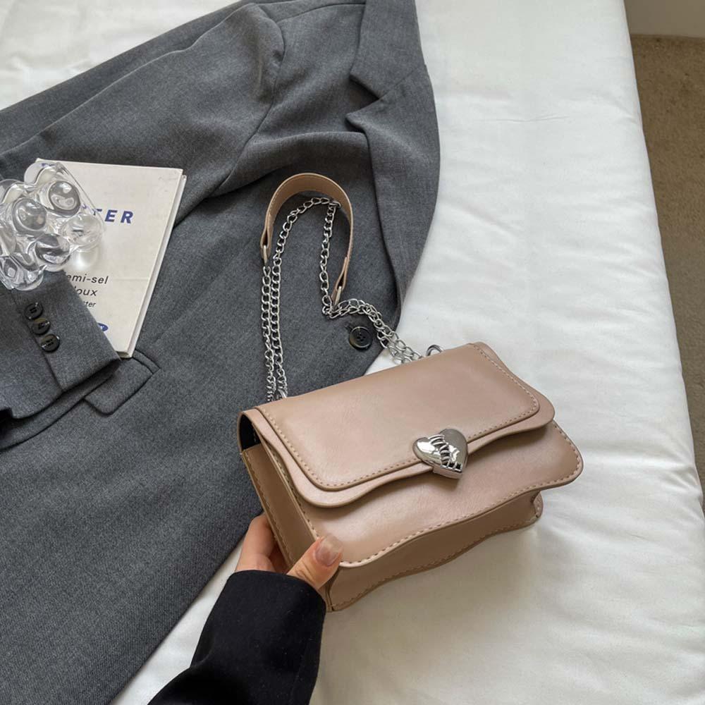 

Magnetic Buckle PU Crossbody Bag Foldable Flip Bag Underarm Bag Women s Shoulder Bag Storage Bag хаки